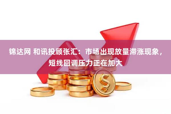 锦达网 和讯投顾张汇：市场出现放量滞涨现象，短线回调压力正在加大