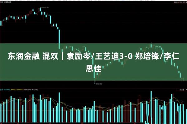 东润金融 混双｜袁励岑/王艺迪3-0 郑培锋/李仁思佳